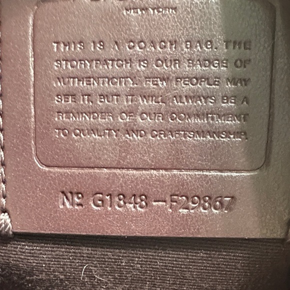 Coach Kelsey Metallic Berry Leather Shoulder Bag - Picture 3 of 11